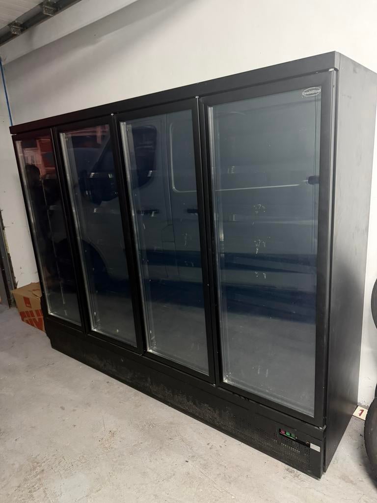 Cambisteel 4-deurs koelkast, Ophalen, Nieuw zonder verpakking, Koelen en Vriezen