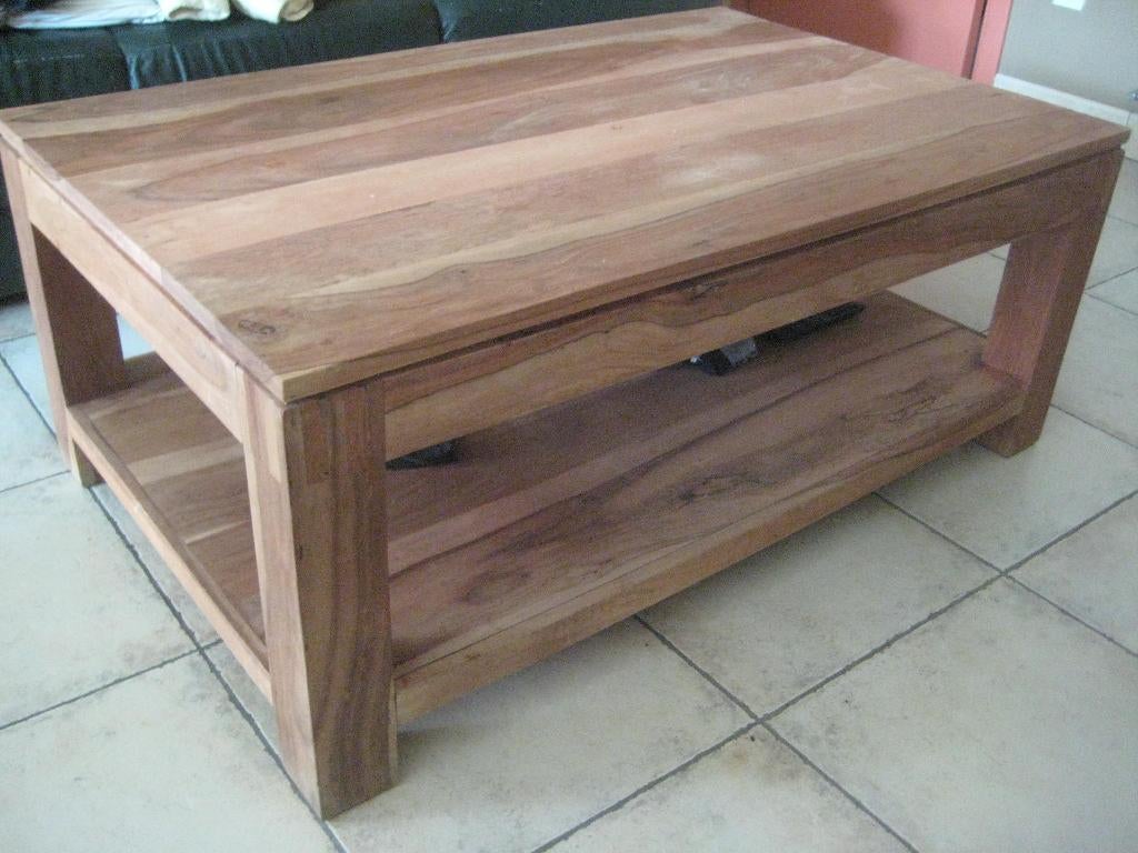 houten salontafel, Ophalen