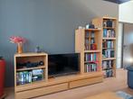 Bibliotheek met TV integratie, Ophalen, Met plank(en), Gebruikt, 200 cm of meer