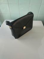 Handtas Zwart Leer AFHALING LEES BESCHRIJVING, Handtassen en Accessoires, Tassen | Damestassen, Ophalen, Gebruikt, Zwart, Handtas