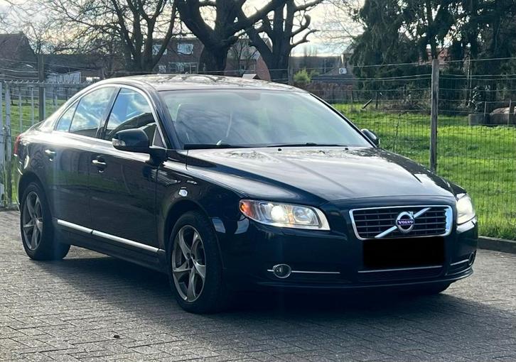 Volvo s80, Auto's, Volvo, Particulier, S60, Diesel, Euro 5, Berline, 5 deurs, Handgeschakeld, Zwart, Blauw, Leder, Ophalen