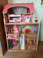 Houten poppenhuis, Kinderen en Baby's, Speelgoed | Poppenhuizen, Ophalen, Gebruikt, Poppenhuis