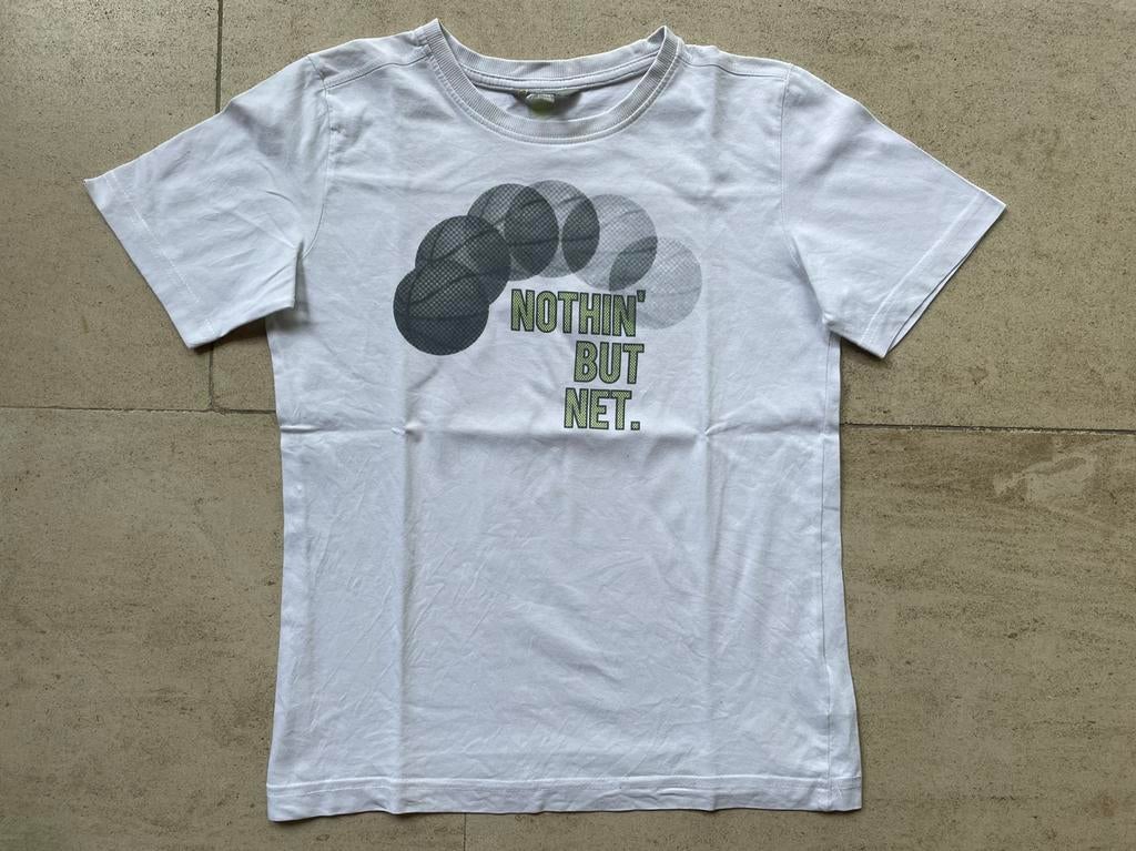 Wit T-shirt JBC maat 134 / 140, Kinderen en Baby's, Kinderkleding | Maat 134, Gebruikt, Ophalen of Verzenden, Shirt of Longsleeve