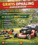 Benzine grasmaaiers gezocht ook oud of defect, Tuin en Terras, Ophalen