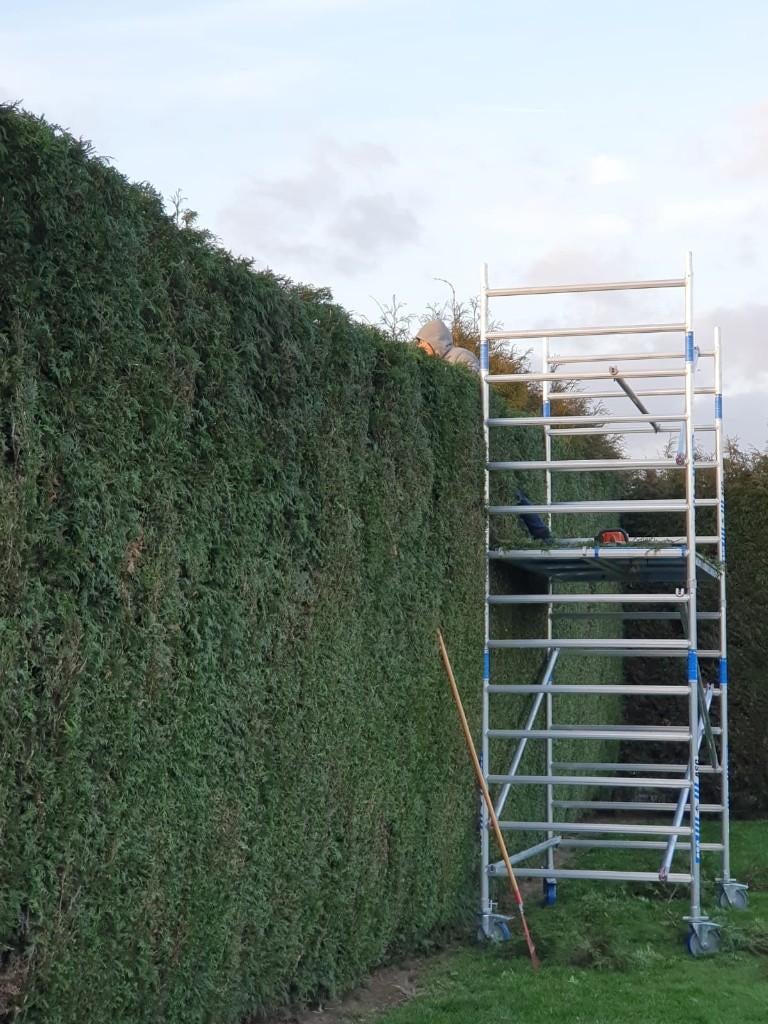 ECHAFFAUDAGE LADDER STEIGER 1M35 X 2M50 X 6M20 € 1.300,00, Enlèvement, Comme neuf, Échafaudage fixe ou roulant, 5 mètres de hauteur ou plus