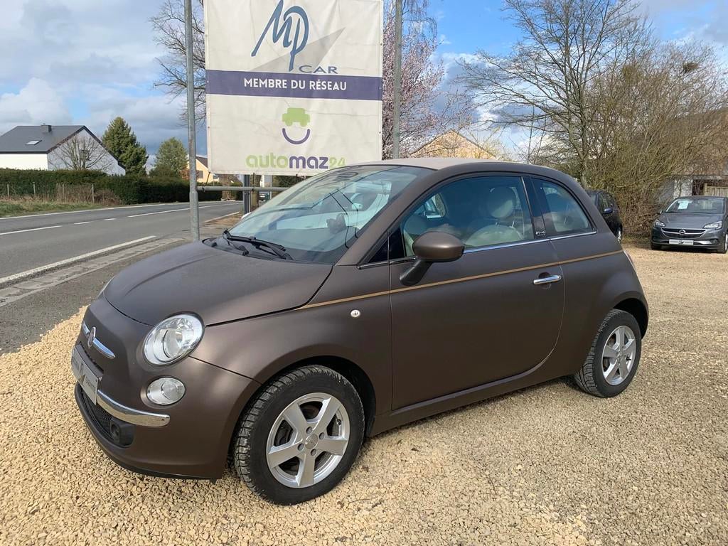 Fiat 500C 1200 essence Cabriolet✨..GARANTIE 2 ANS..✨, 4 zetels, Gebruikt, 4 cilinders, Leder en Stof