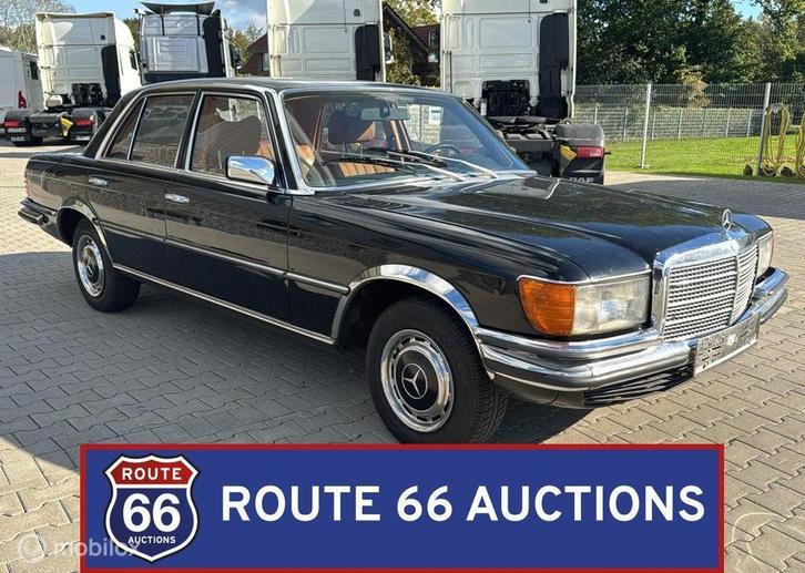 Mercedes-Benz 280SE | 1977 | Route 66 Auctions, Auto's, Oldtimers, Bedrijf, Te koop, Mercedes-Benz, Benzine, Overige carrosserie