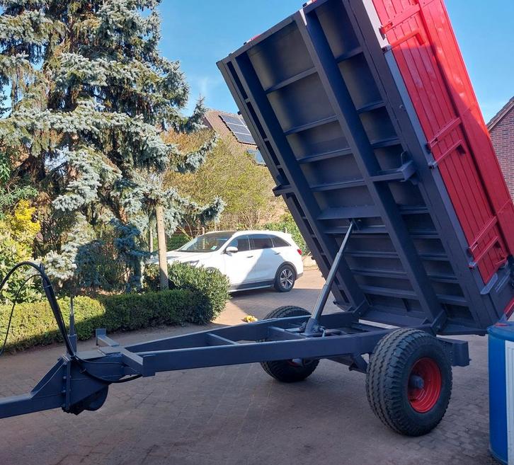 Volledig vernieuwde kipkar 4 ton, Articles professionnels, Machines & Construction | Abris de chantier & Conteneurs, Enlèvement