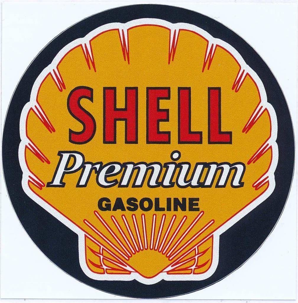 Shell Premium Gasoline sticker #11, Verzenden