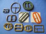 10 vieilles boucles pour fabriquer des ceintures, Enlèvement ou Envoi, Utilisé, Tirette ou Fermeture