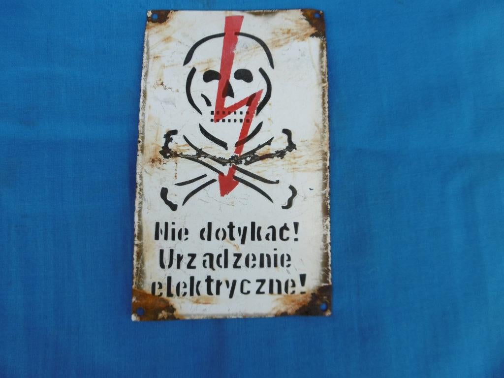 Plaque émaillé Konzentrationslager, Collections, Enlèvement ou Envoi, Autres, Emblème ou Badge