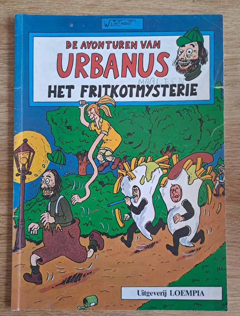 1 - Urbanus - Het Fritkotmysterie, Boeken, Gelezen, Linthout en Urbanus, Eén stripboek, Ophalen of Verzenden