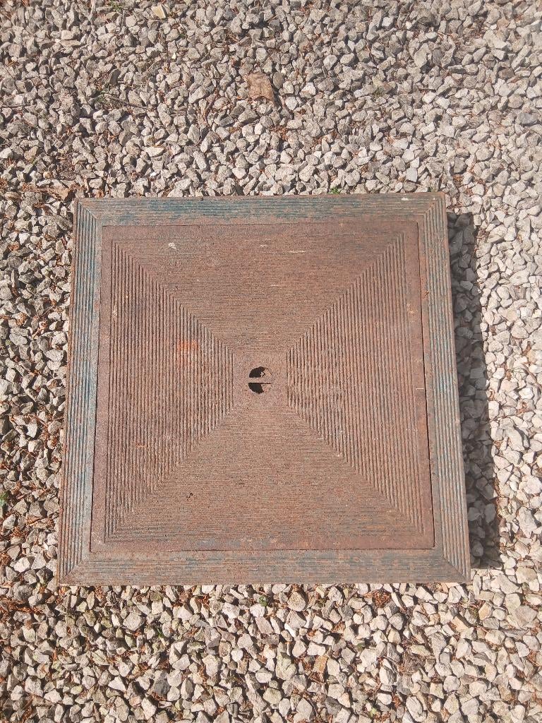 gietijzeren dubbel putdeksel, Ophalen, Overige materialen, Gebruikt, Overige typen