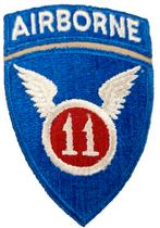 amerikaanse ww2  11 airborne patch, Verzamelen, Ophalen of Verzenden