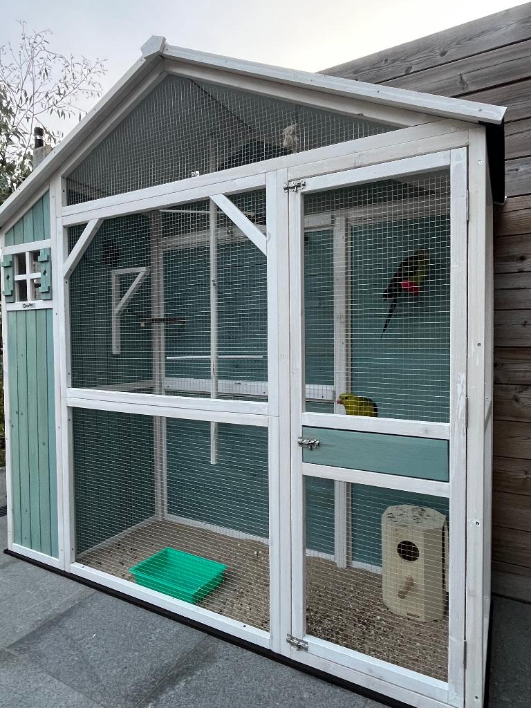 volière, Ophalen, Gebruikt, Hout, Volière