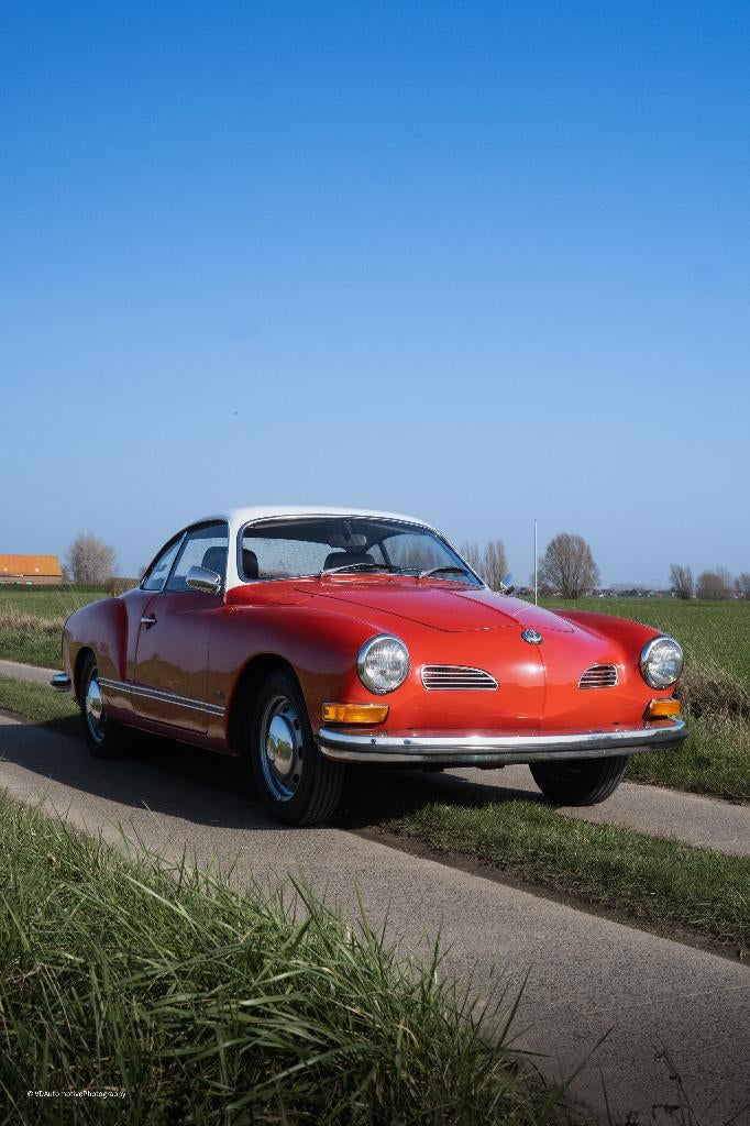 VW Karmann Ghia 1600 année 1972 contrôle + garantie, Rouge, Autres modèles, Entreprise, Garantie prolongée