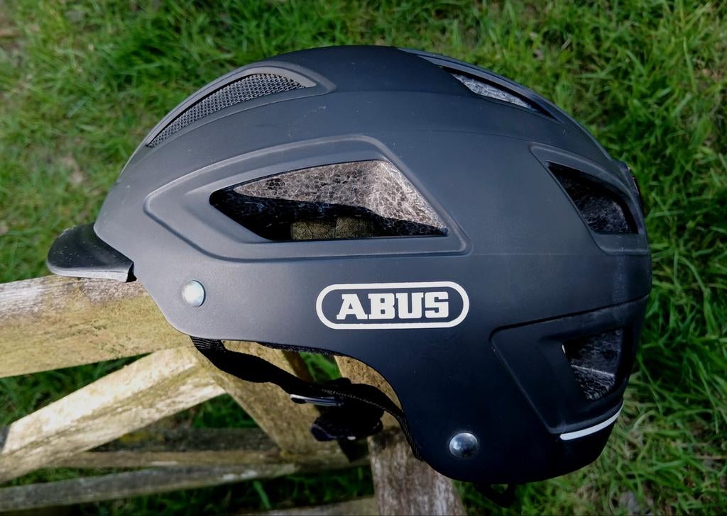 Abus Vilitte 2.0, zwart, 52-58, voor Speed Pedelec, Fietsen en Brommers, Ophalen of Verzenden, Zo goed als nieuw, Heer of Dame