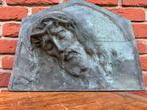 Plaque en bronze en relief représentant Jésus-Christ., Antiquités & Art, Antiquités | Objets religieux, Enlèvement ou Envoi
