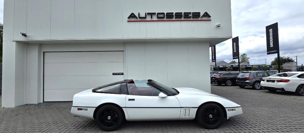 Chevrolet Corvette C4 5.7 V8 TARGA Oldtimer/Airco/Leder/Pano, Auto's, Chevrolet, Automaat, Cabriolet, Wit, Leder