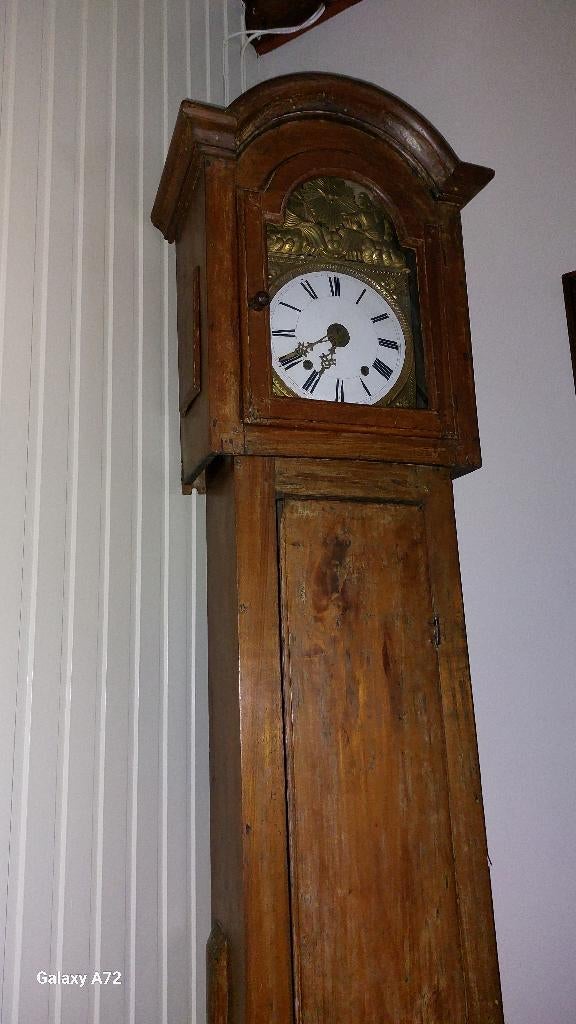 Antieke staande klok, Ophalen