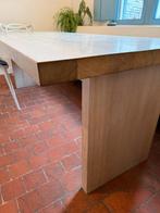 Tafel in volle gebleekte eik, Ophalen, Zo goed als nieuw