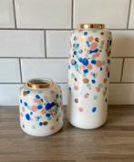 Vaas vaasje vazen goud blauw groen roze HEMA - NIEUW, Ophalen, Nieuw, Blauw