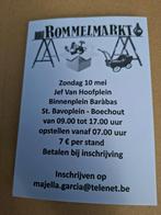 Rommelmarkt Boechout, Diversen, Ophalen