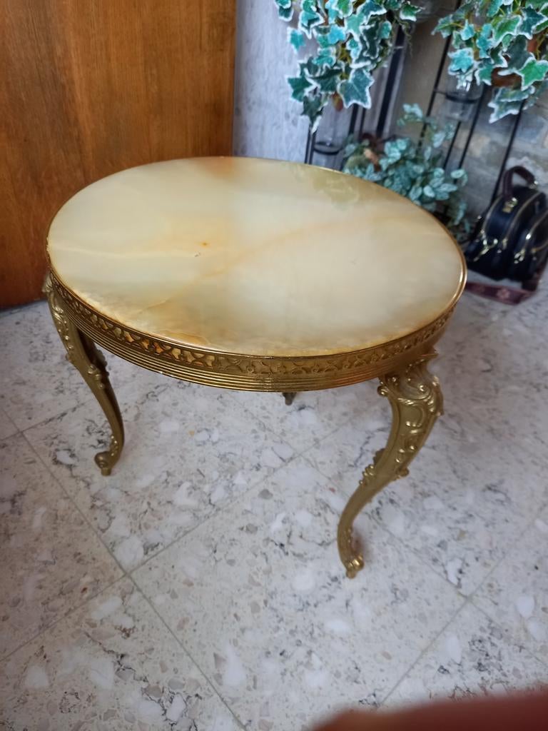 Rond marmeren tafeltje, Antiek en Kunst, Ophalen