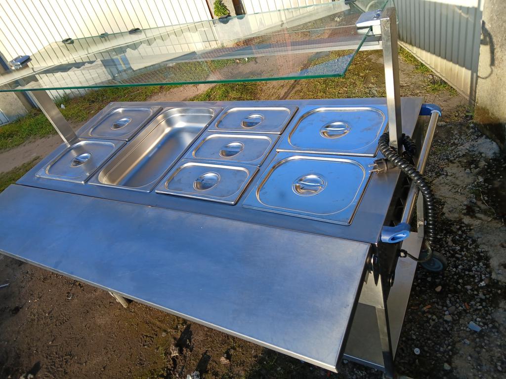 Chariot à buffet BLANCO 1500mm pour 4* GN 1/1, Immo, Garages & Places de parking