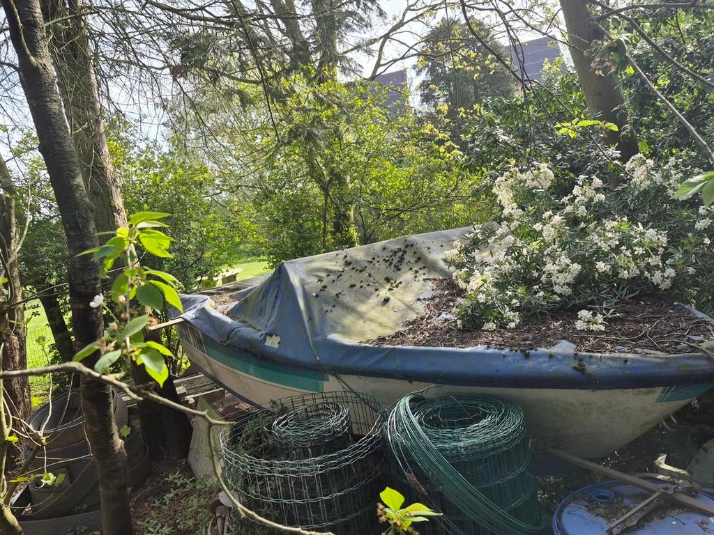 Skiboot casco zonder motor met aanhanger., Watersport en Boten, Kano's, Ophalen