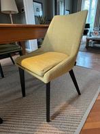 6 chaises home Decor coloris ocre pieds boiseries noires., Enlèvement, Comme neuf