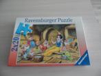 2X20 DELIGE PUZZEL DISNEY SNEEUWWITJE EN DE ZEVEN DWERGEN, Ophalen of Verzenden, 10 tot 50 stukjes, Zo goed als nieuw, 2 tot 4 jaar