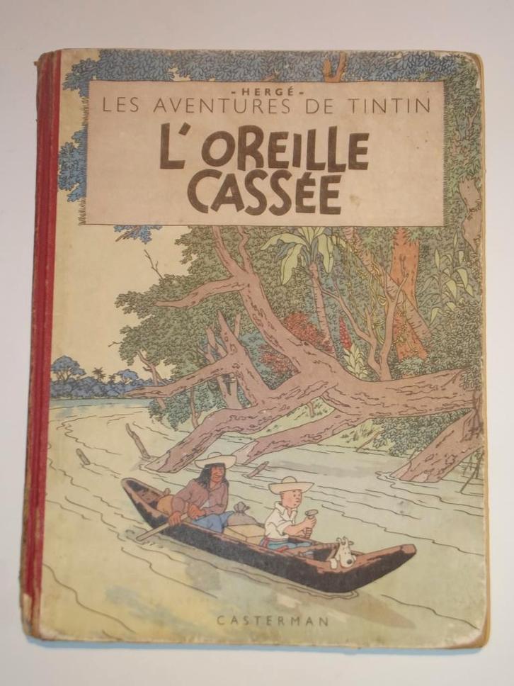 tintin L'oreille Cassée, Boeken, Stripverhalen, Gelezen, Eén stripboek, Ophalen of Verzenden