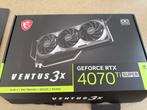 MSI GeForce RTX 4070 Ti SUPER 16G VENTUS 3X OC, Computers en Software, Videokaarten, GDDR6, PCI-Express 4, Ophalen of Verzenden