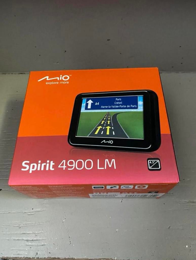 GPS MIO SPIRIT 4900 LM GLOEDNIEUW, Auto diversen, Autonavigatie, Ophalen of Verzenden, Nieuw