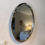 Miroir ovale chromé vintage des années 70, Maison & Meubles, Accessoires pour la Maison | Miroirs, Enlèvement, Utilisé