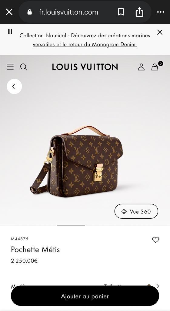 Sac Louis Vuitton, Bijoux, Sacs & Beauté, Sacs | Sacs à bandoulière, Neuf, Autres marques, Brun, Cuir, Enlèvement