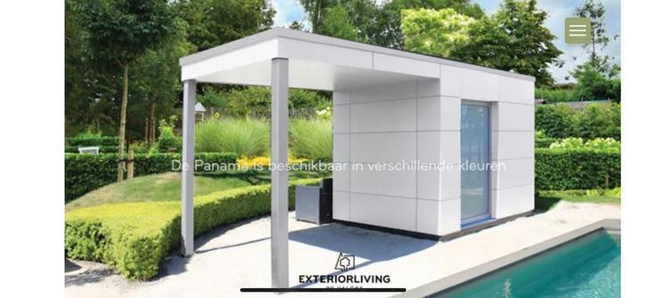 Tuinhuis met overkapping, Tuin en Terras, Tuinhuizen, Nieuw, Tuinhuis, Overige materialen, Ophalen