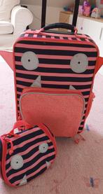 Kinderkoffer met toiletzak, Handtassen en Accessoires, Koffers, Ophalen of Verzenden