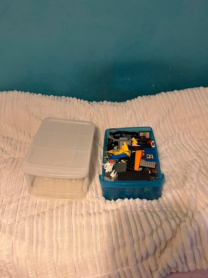 3200 orginele lego stukken + grote bak, Kinderen en Baby's, Speelgoed | Duplo en Lego, Zo goed als nieuw, Lego, Losse stenen, Ophalen