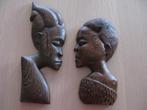 Afrikaanse beelden, Antiek en Kunst, Kunst | Beelden en Houtsnijwerken, Ophalen of Verzenden