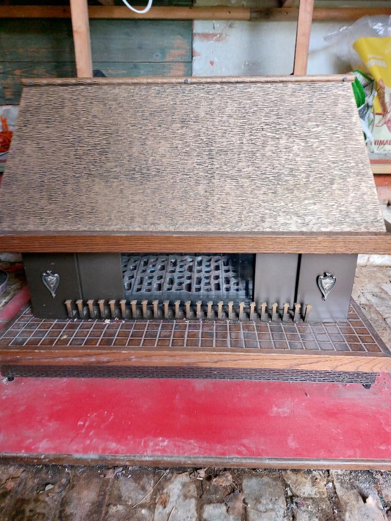 Gashaard met cv aansluiting, Maison & Meubles, Cheminées, Enlèvement, Cheminée au gaz