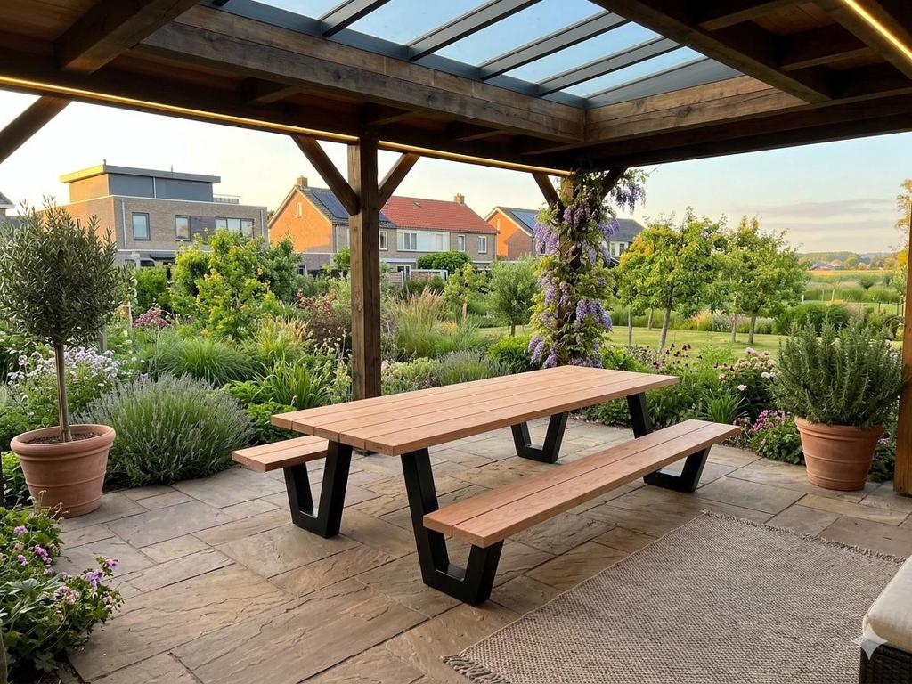Douglas hout tuintafel tafel Douglashout | Steigerhout, Ophalen of Verzenden, Nieuw, Hout