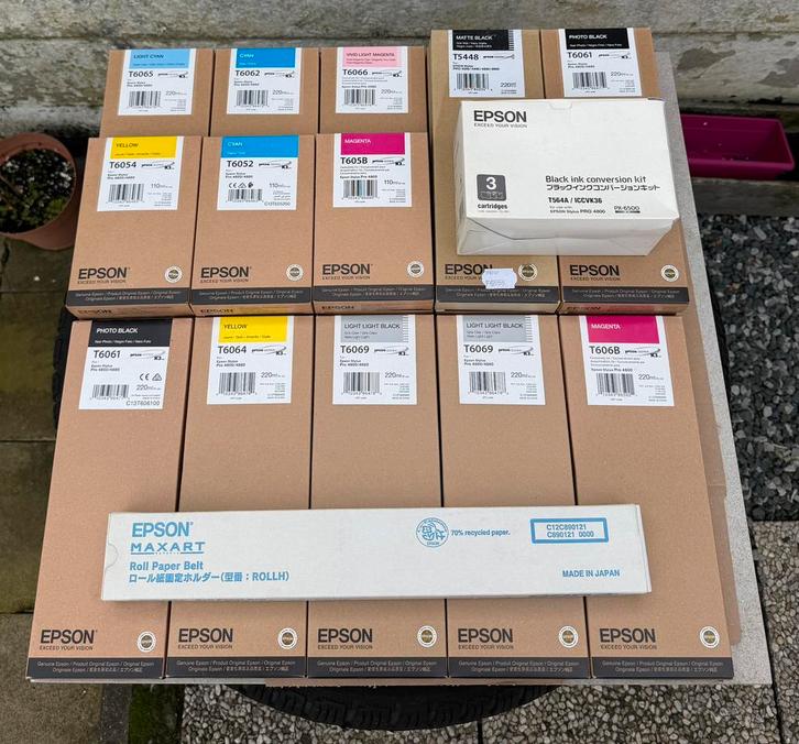 Cartouches Encre EPSON Stylus PRO 4800/4880, Computers en Software, Printerbenodigdheden, Nieuw, Cartridge, Ophalen