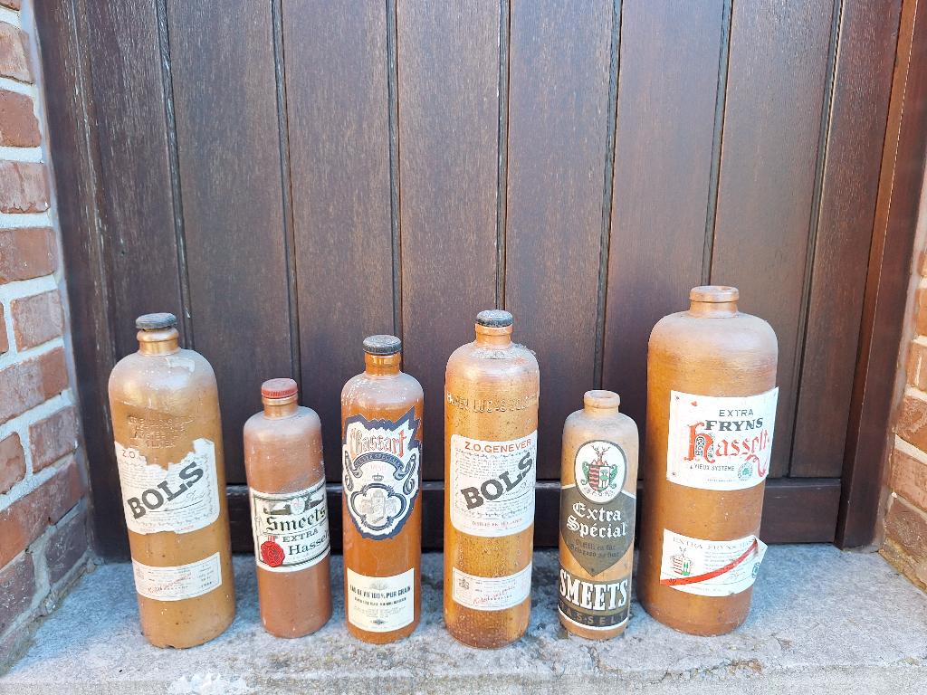 collectie stenen jeneverkruiken, Verzamelen, Biermerken, Ophalen, Gebruikt, Overige typen, Overige merken