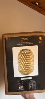 Hanglamp riet - 2 stuks - belgisch merk-, Maison & Meubles, Lampes | Lampes en vrac, Enlèvement, Comme neuf