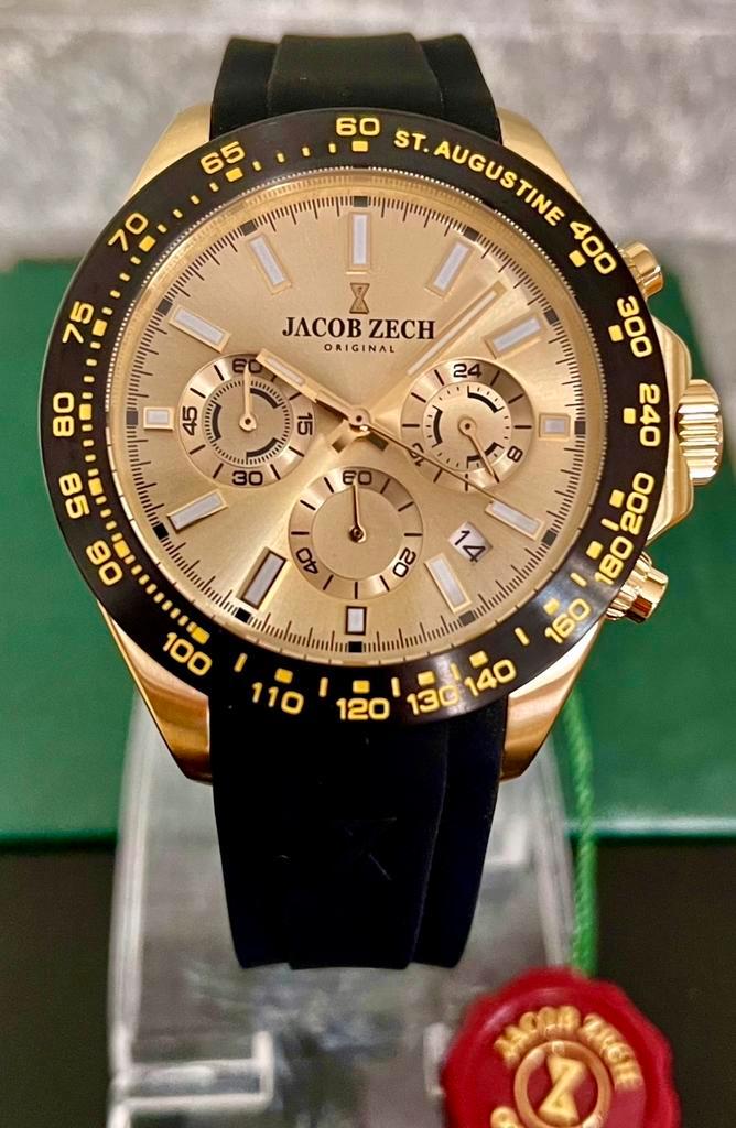CHRONO SPORTS JACOB ZECH ST-AUGUSTINE VAUT399€ ! NOUVEAU !, Bijoux, Sacs & Beauté, Montres de sport, Neuf, Enlèvement ou Envoi