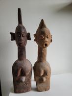 Koppel Oogstmaskers - uniek - Nigeria, Antiek en Kunst, Ophalen of Verzenden