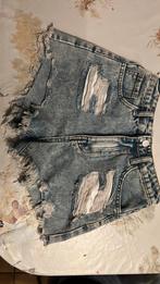 Meisjes short ripped, Ophalen, Gedragen, Blauw