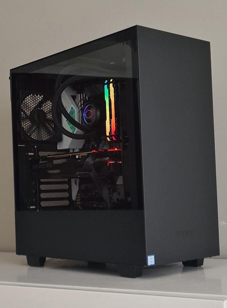 Gaming PC (RTX 2070 Super, 2500 GB), Computers en Software, Desktop Pc's, Zo goed als nieuw, 4 Ghz of meer, HDD, SSD, 16 GB, Met videokaart
